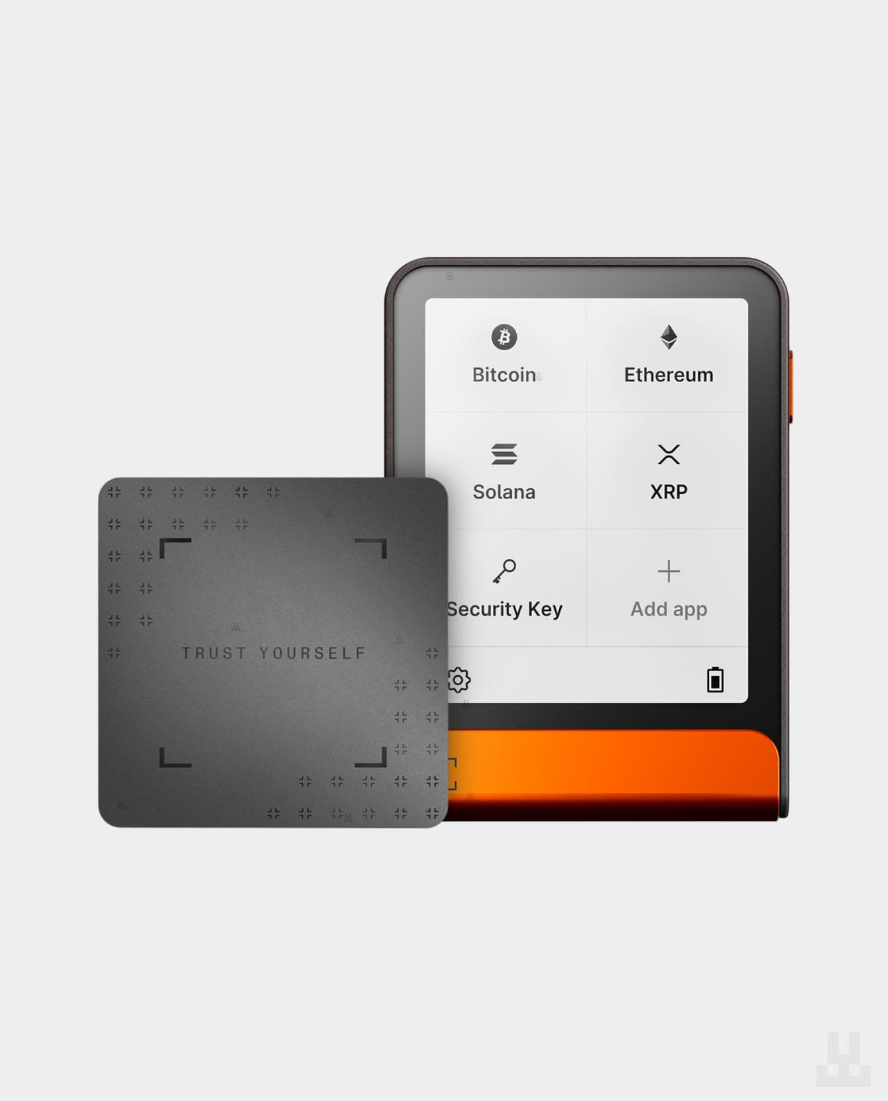 Ledger Flex BTC Orange + Recovery Key
