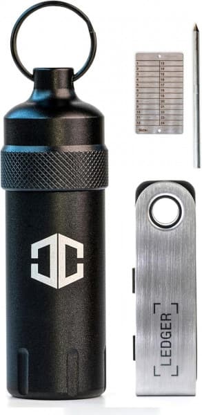 Kılıf Crypto Case cüzdan Ledger Nano X — Nano S — Nano S Plus