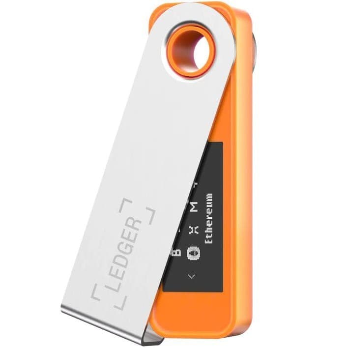 Soğuk cüzdan Ledger Nano S Plus Orange BTC