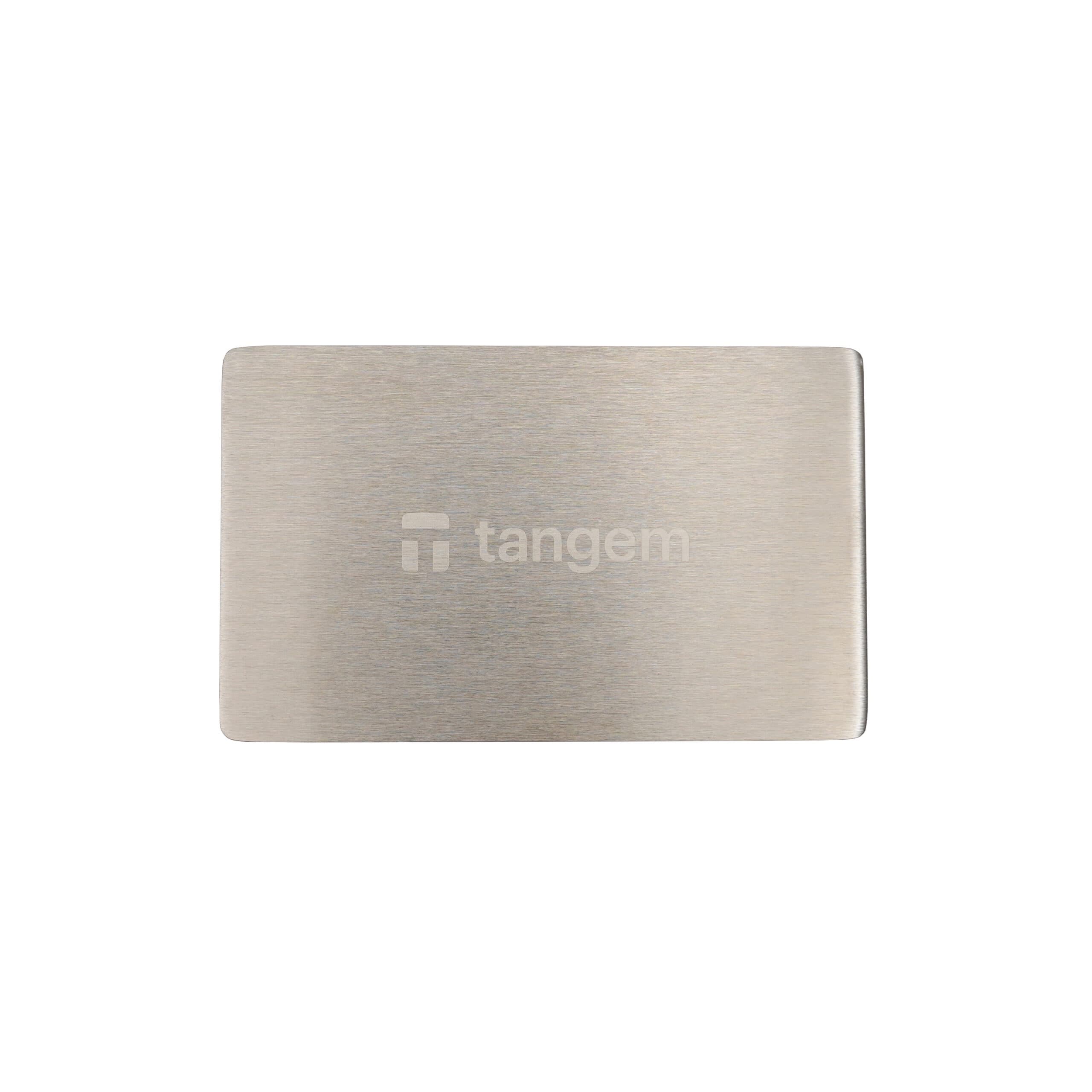 Seed saklama metal plaka Btcwallet Mini Plate — 1 55x90 Tangem