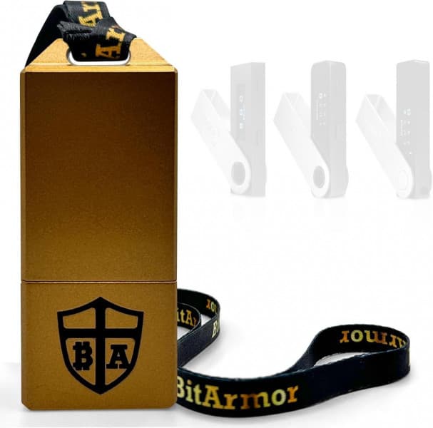 Kılıf BitArmor Gold cüzdan Ledger Nano X — Nano S — Nano S Plus
