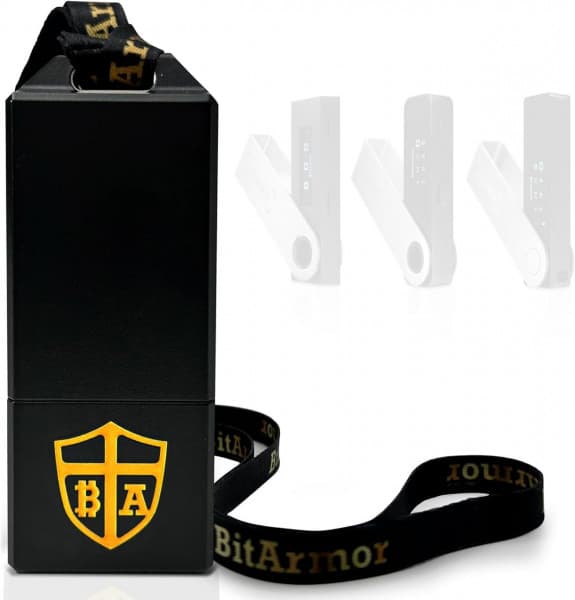 Kılıf BitArmor Black cüzdan Ledger Nano X — Nano S — Nano S Plus