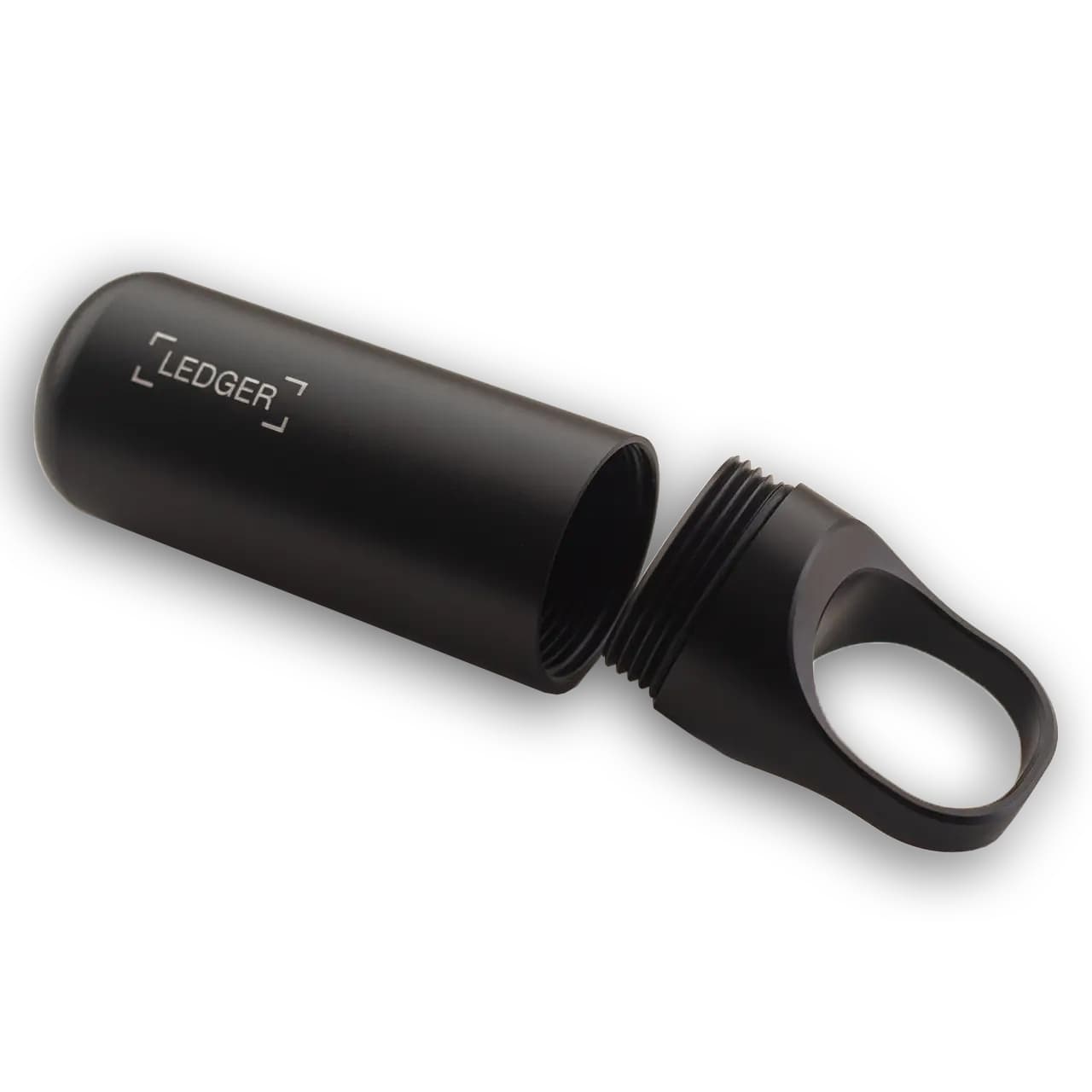 Metal kapsül Ledger Nano S / S Plus — kılıf cüzdan siyah (LNSCC)