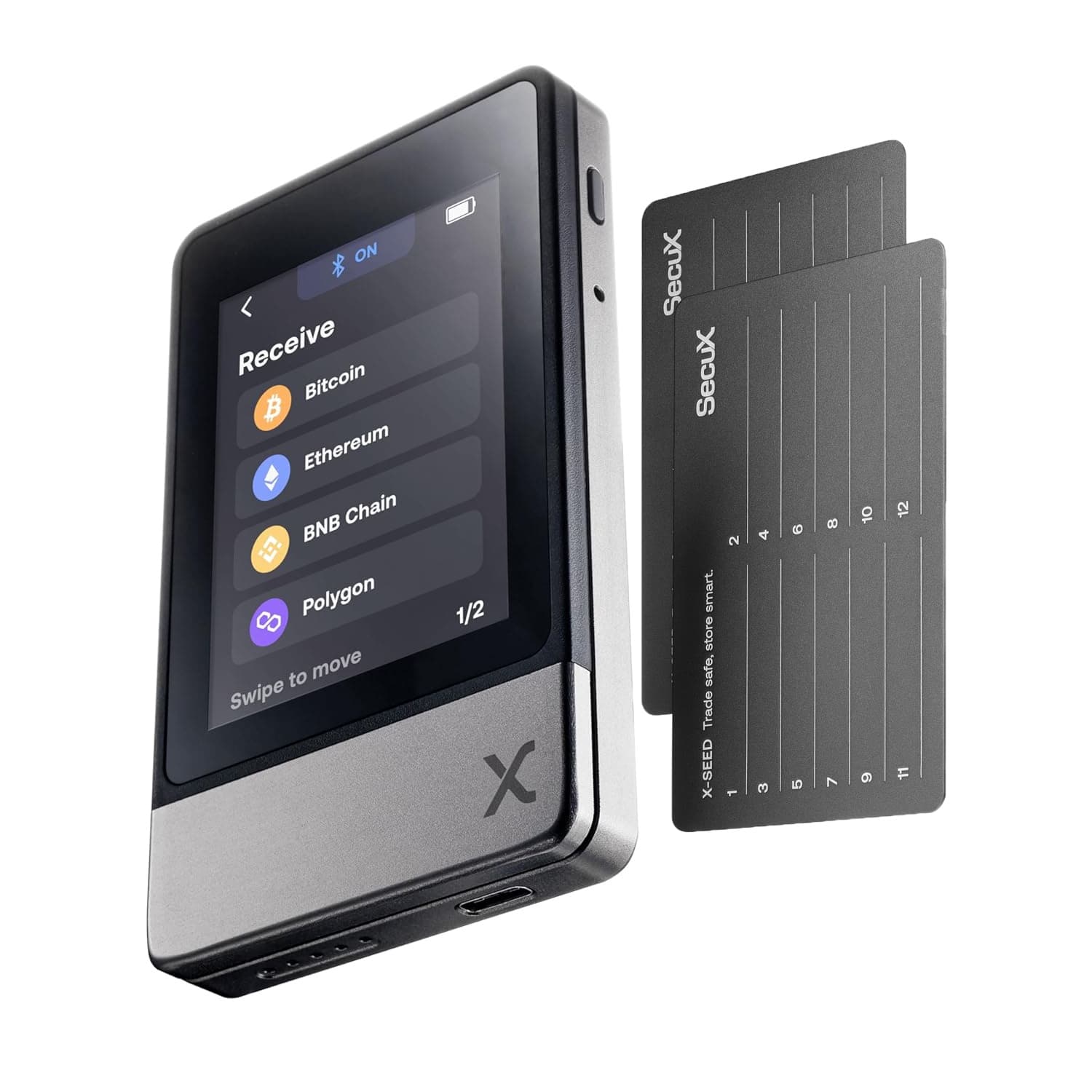 SecuX Neo — X Premium Metallic Edition — Bluetooth USB — C siyah