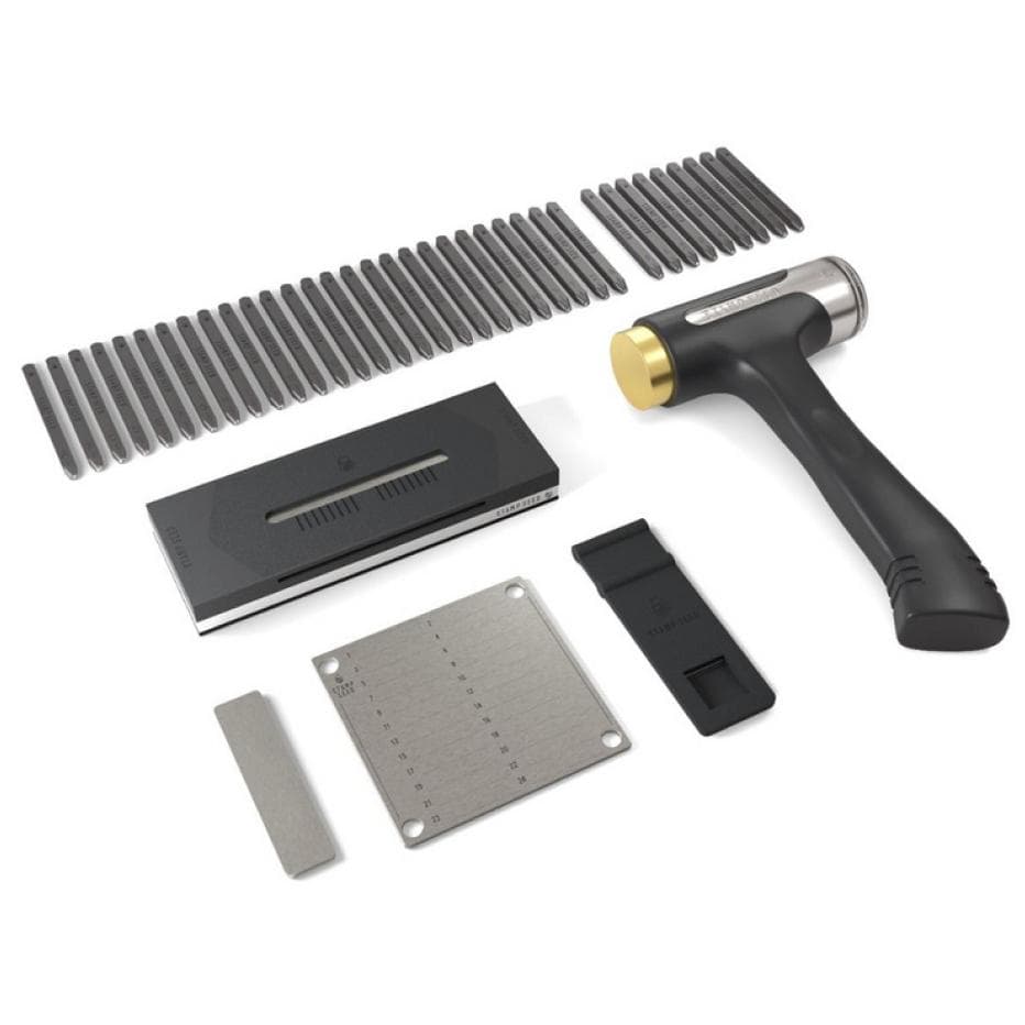 Set seed phrase Stamp Seed Deluxe Titanium