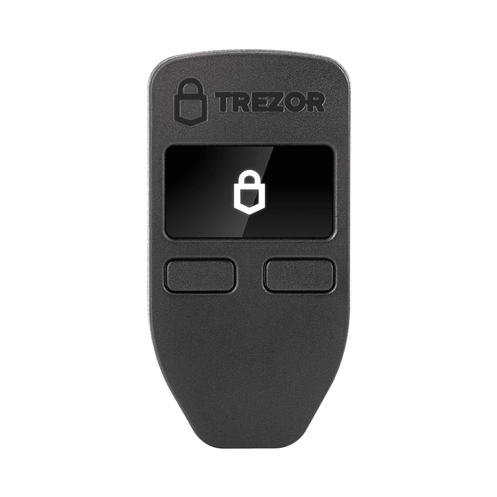 Trezor One — siyah (211120 — TrzMO — black)