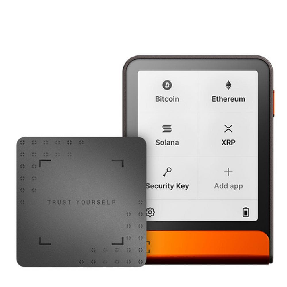 Ledger Flex + Ledger Recovery Key — BTC Orange (flex — enfres_BTCO_nai)